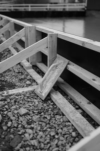 Close-up of wooden wall