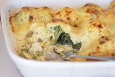 Close-up of food served in bowl