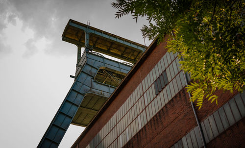 Low angle view of building against sky