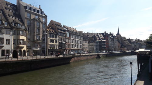 View of buildings at waterfront