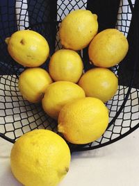 High angle view of fruits