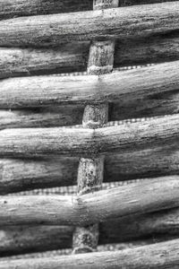 Detail of wooden wall