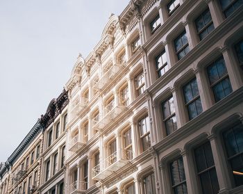 Low angle view of residential building