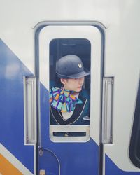 Portrait of young woman