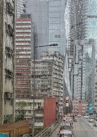 Full frame shot of buildings in city