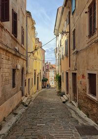 Street amidst buildings in city