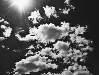 Low angle view of tree against sky
