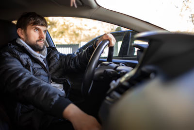 Cropped image of man using mobile phone