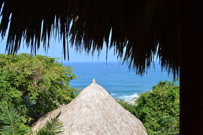 Panoramic view of sea against sky