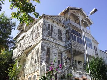 Low angle view of building against sky