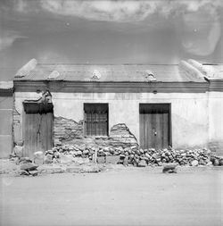 Old house against clear sky