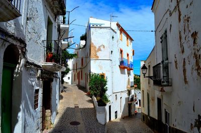 View of buildings in town