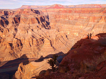 View of rock formations