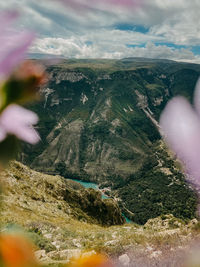 Aerial view of landscape against sky