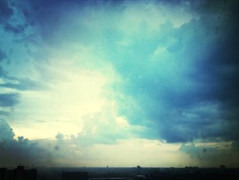 Scenic view of cloudy sky