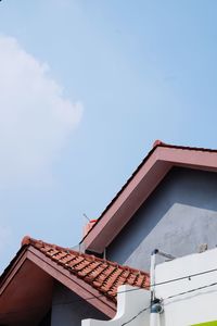 Low angle view of building against sky