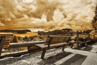 View of cloudy sky