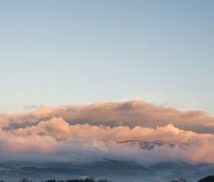 Scenic view of sky during sunset