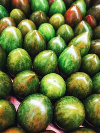 Full frame shot of fruits for sale at market