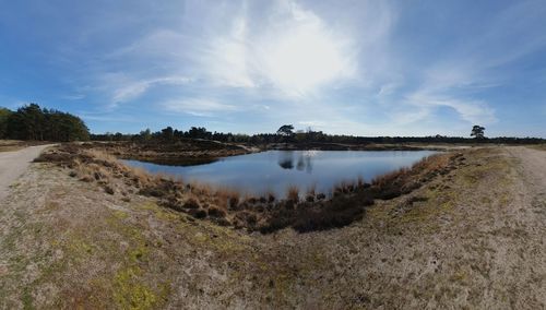 Scenic view of landscape against sky