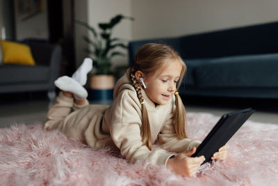 Young woman using mobile phone