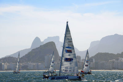 Boats at harbor