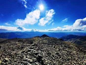 Panoramic view of landscape against sky