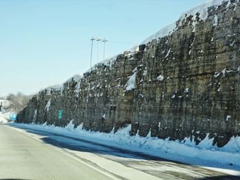 View of snow covered landscape