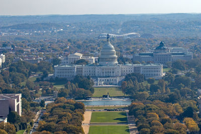 Us capitol from the washington monument