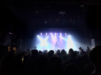 Crowd at music concert