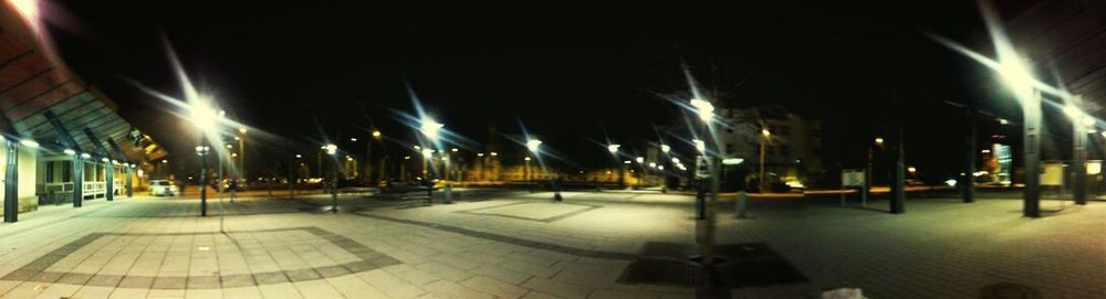 Street light at night