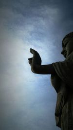 Low angle view of statue