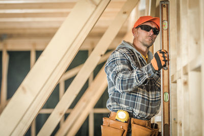 Portrait of construction worker