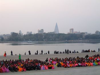 View of city at waterfront