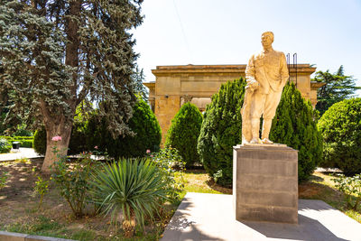 Statue in a park