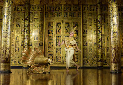 Khon is a classical thai dance in a mask in ramayana literature,