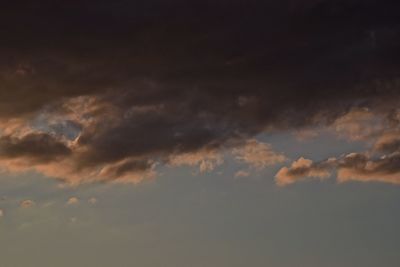 Scenic view of cloudy sky