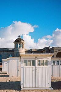 Building against cloudy sky