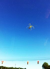 Low angle view of airplane