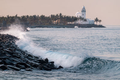 Scenic view of sea