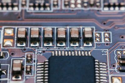 Full frame shot of circuit board