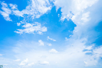 Low angle view of clouds in sky