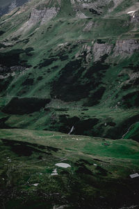 High angle view of a lake
