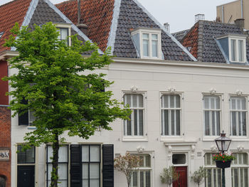 Low angle view of buildings in city