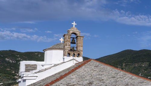 Scenes from greek island skopelos where the 'mama mia' movie was filed.