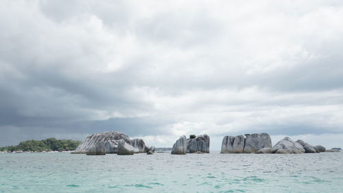 Panoramic view of sea against sky