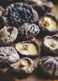 Close-up of fruits on table