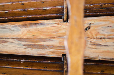 Full frame shot of wooden fence