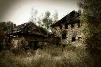 Old house against sky