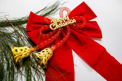 Close-up of christmas decoration